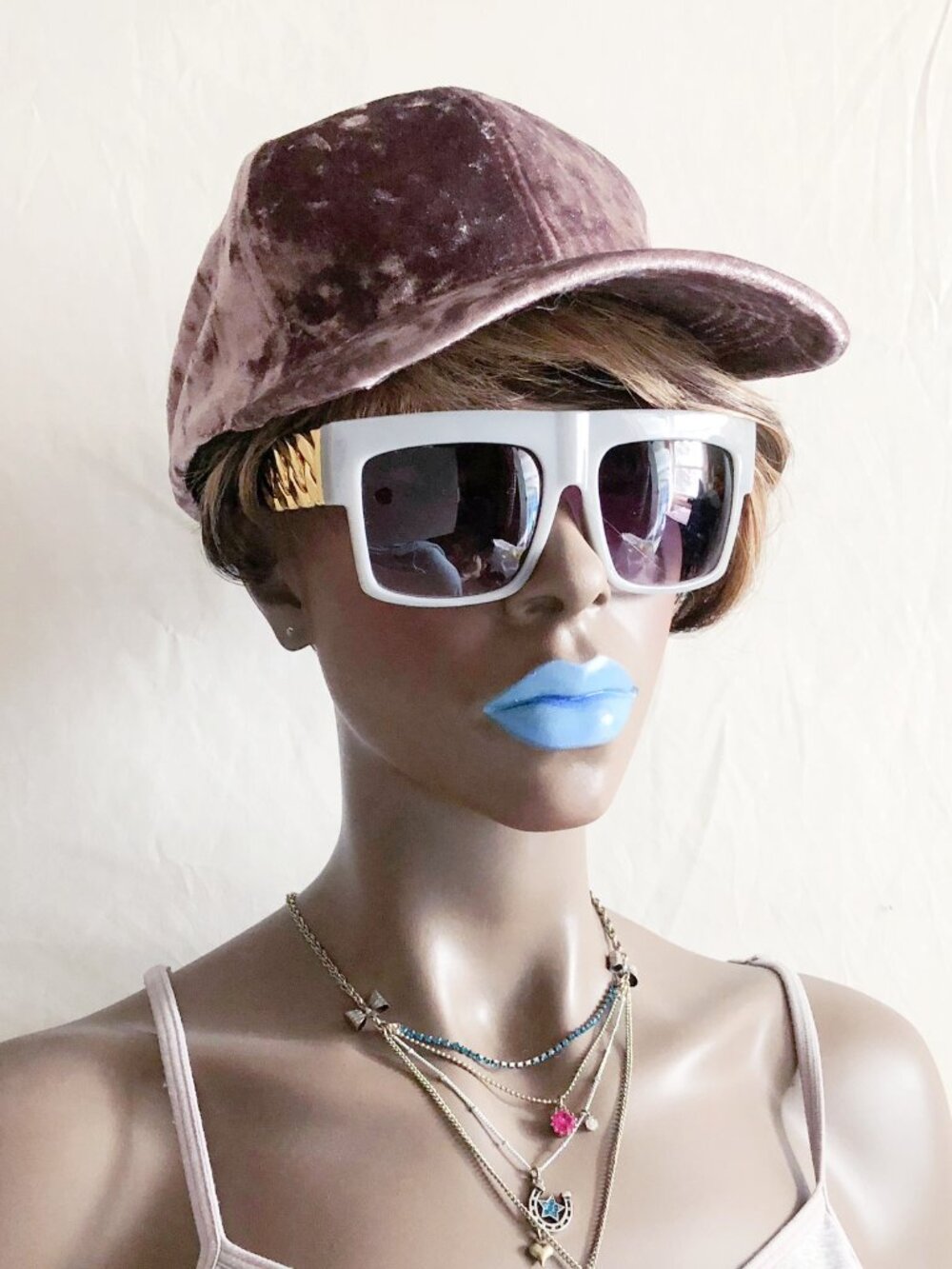 Gray Oversized Square Shape Sunglasses